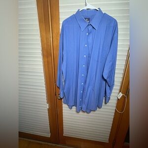 Stafford dress shirt, white buttons